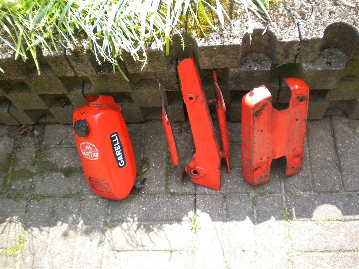 Renovering af Garelli Katia - Skildte den ad i slutningen af juni, for at få den sendt op til min maler billede 11