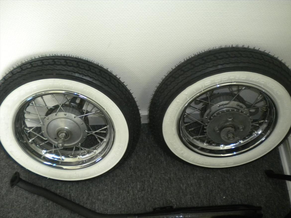 Renovering af Garelli Katia - Ny crome på fælge og styr samt nyindkøbte dæk billede 34
