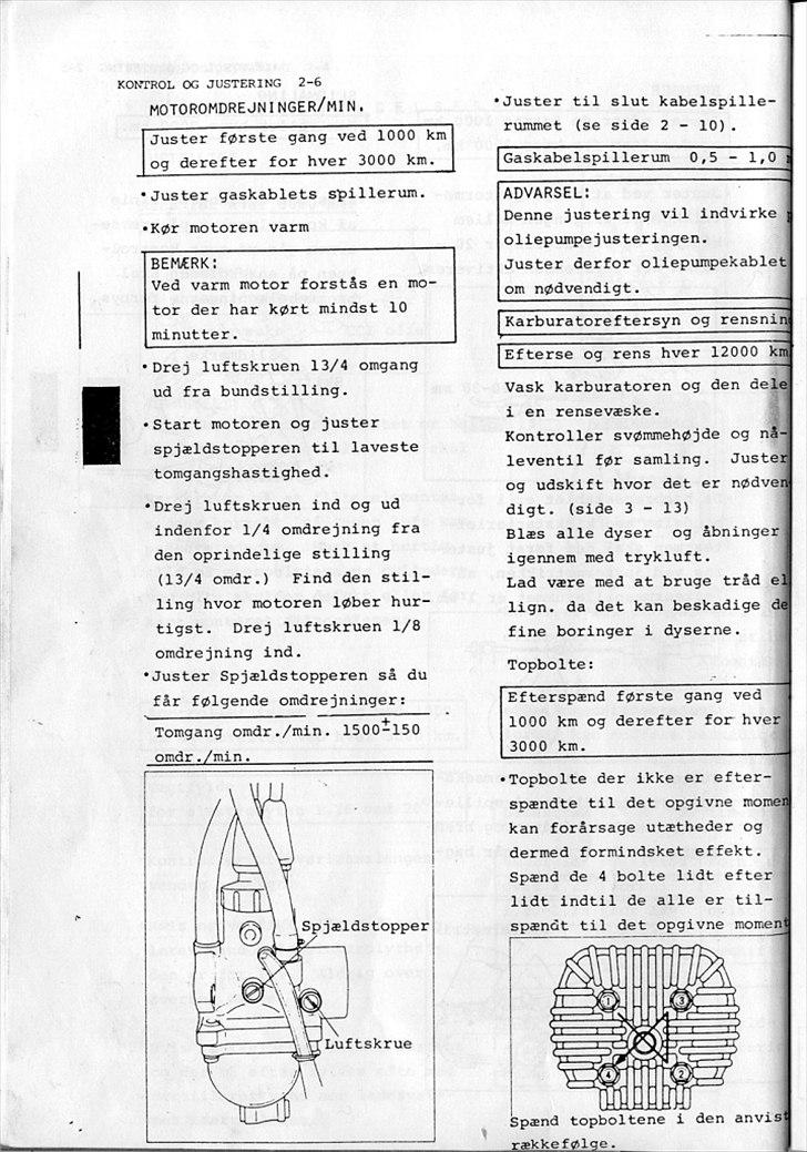 Suzuki FZ50 Service-Manual-DK billede 24