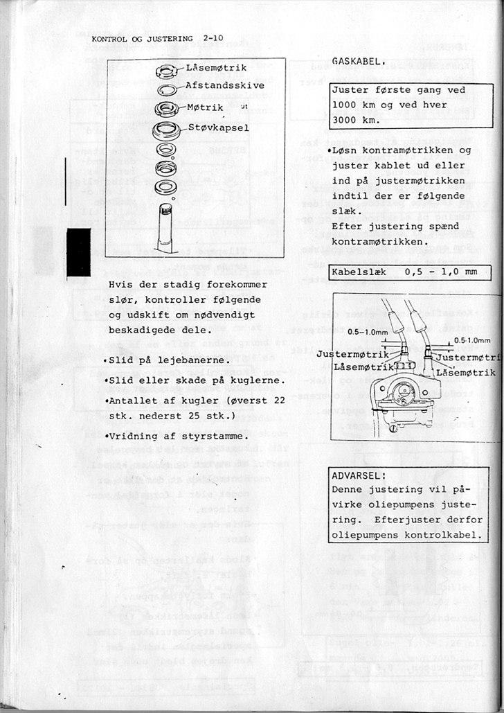 Suzuki FZ50 Service-Manual-DK billede 28