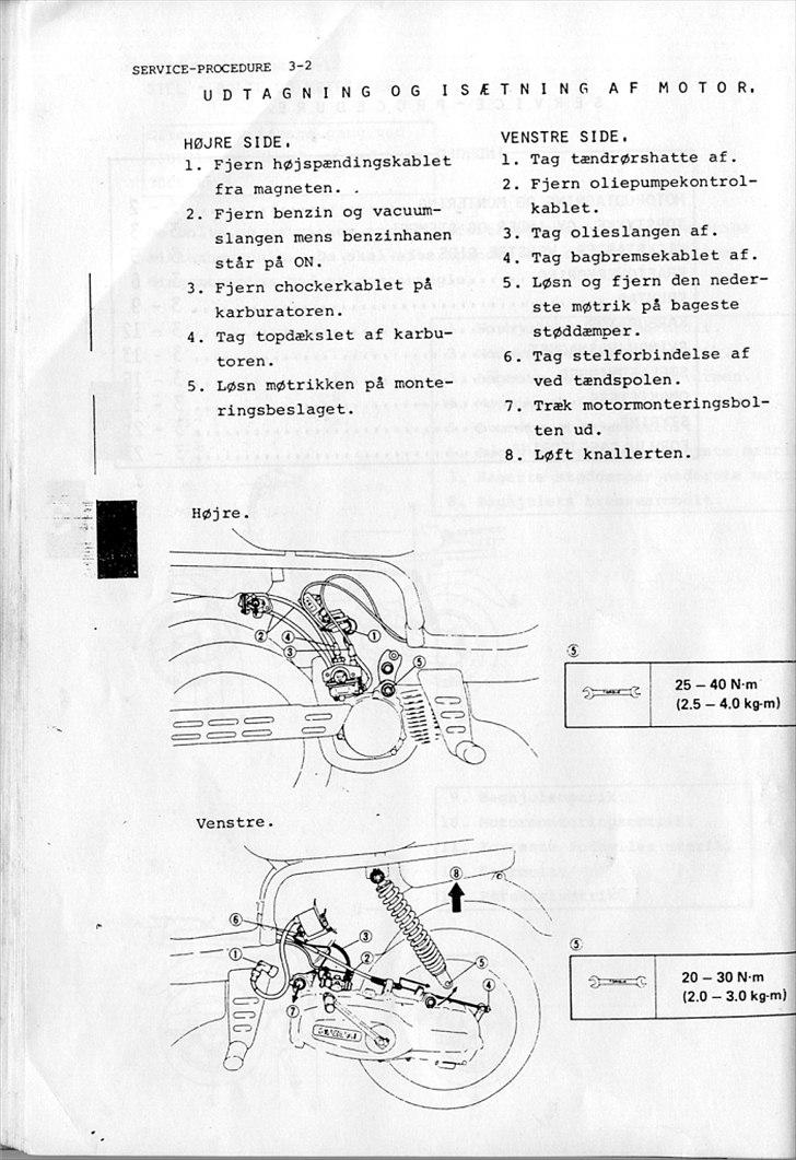 Suzuki FZ50 Service-Manual-DK billede 32