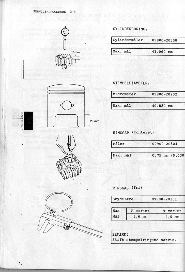 Suzuki FZ50 Service-Manual-DK billede 34