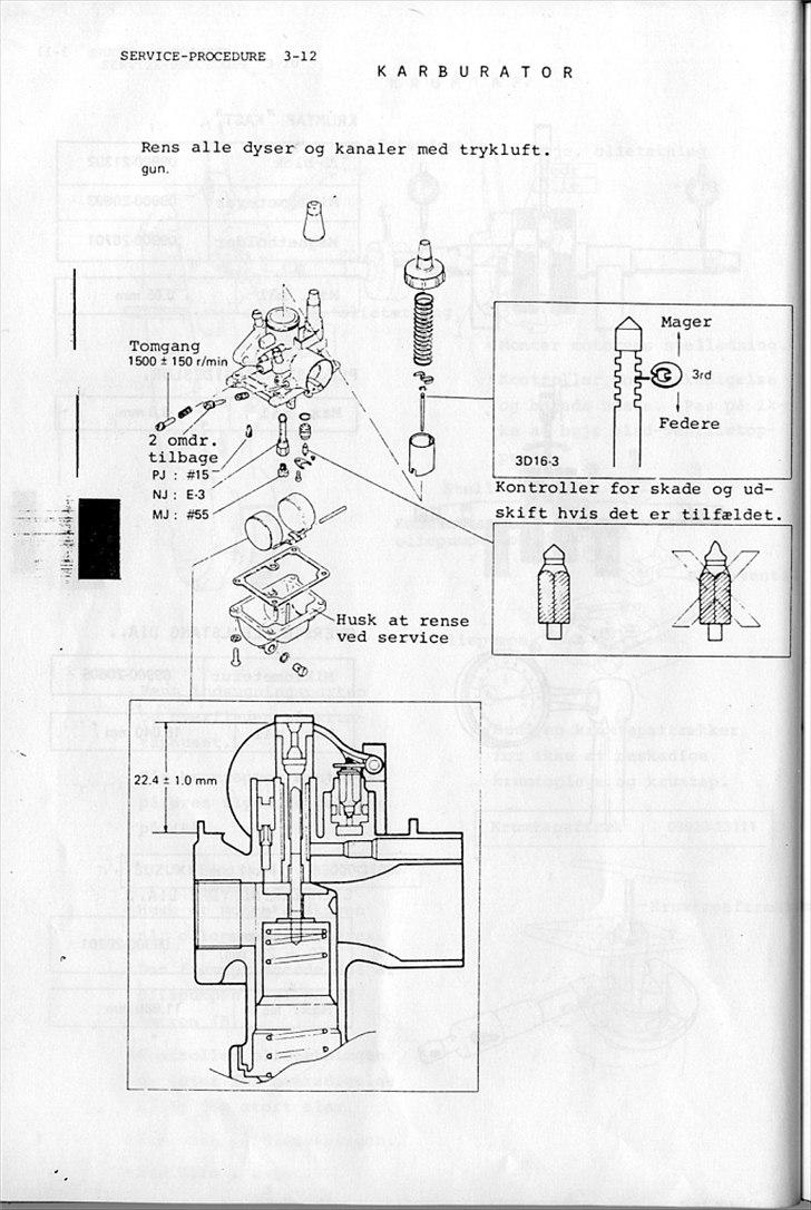 Suzuki FZ50 Service-Manual-DK billede 42