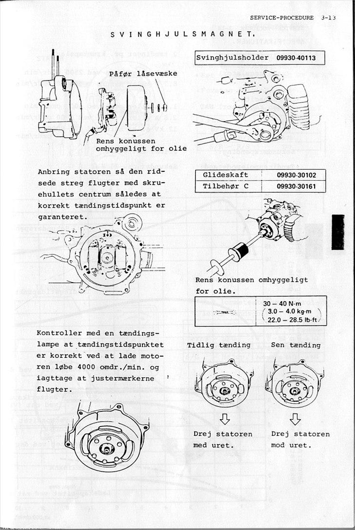 Suzuki FZ50 Service-Manual-DK billede 43