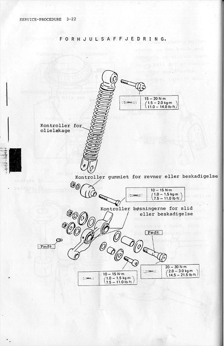 Suzuki FZ50 Service-Manual-DK billede 52