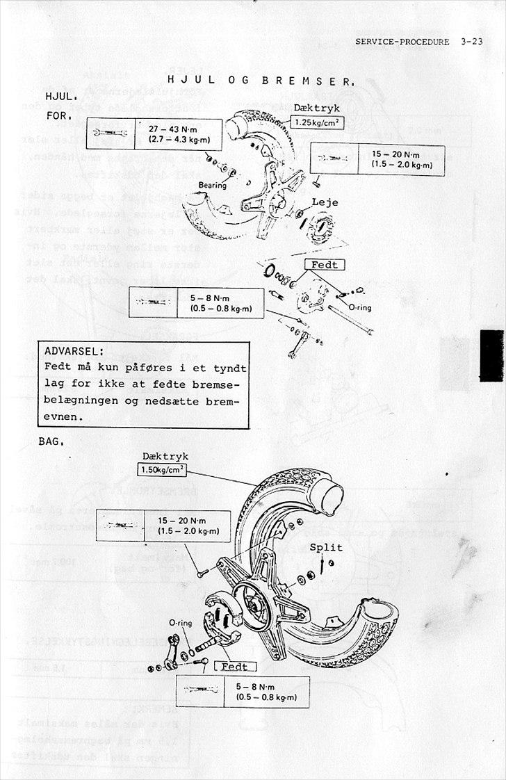 Suzuki FZ50 Service-Manual-DK billede 53