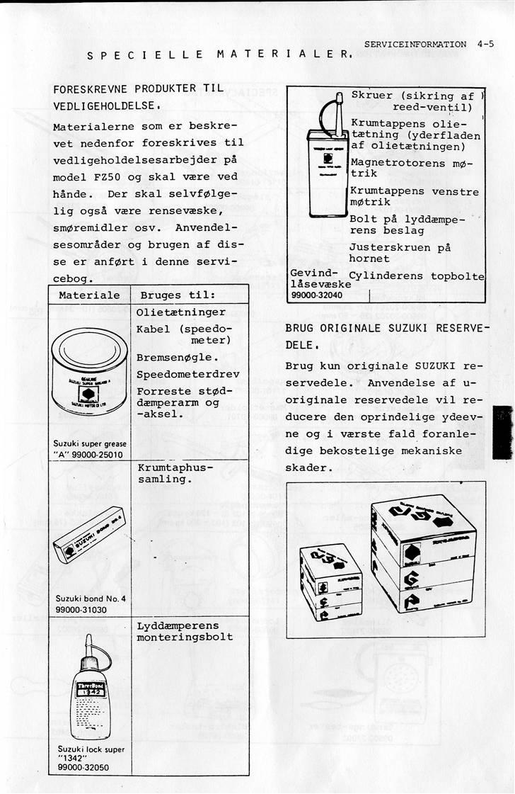 Suzuki FZ50 Service Manual billede 60