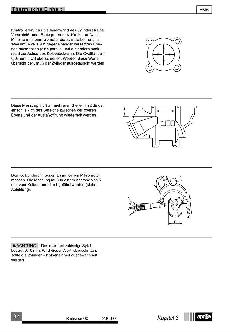 Motor Minarelli AM6 Werkstatthandbuch Deutsch aprilia beta rieju rs rr 50 billede 17