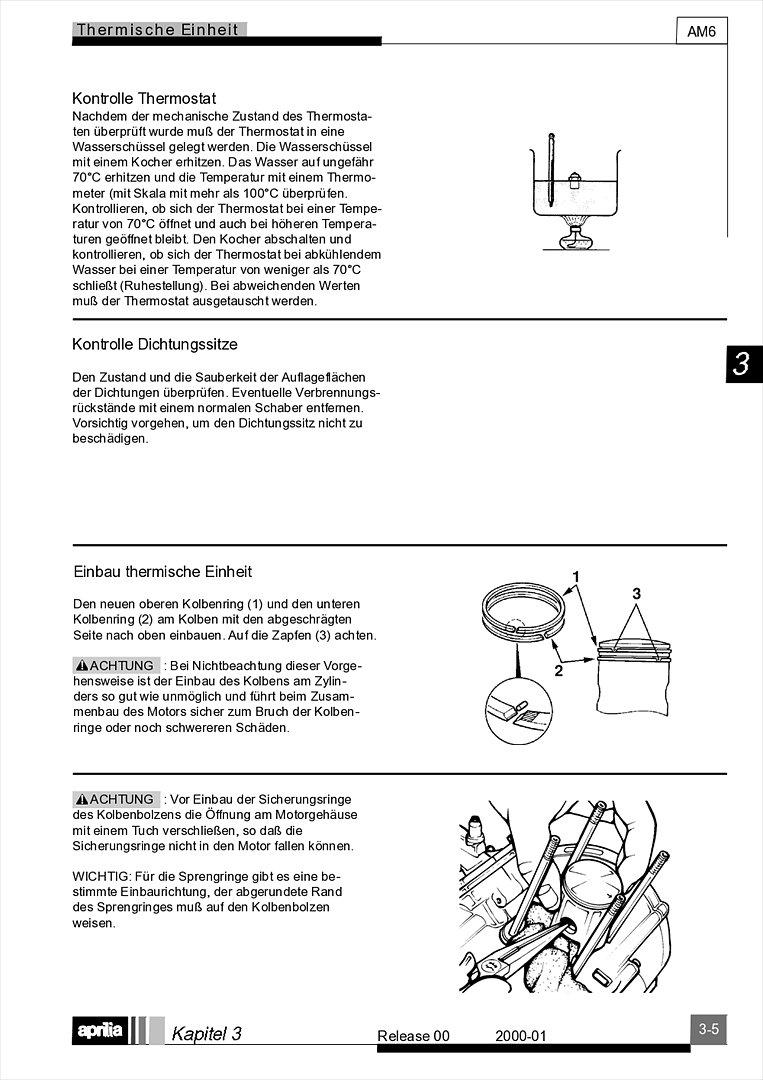 Motor Minarelli AM6 Werkstatthandbuch Deutsch aprilia beta rieju rs rr 50 billede 18