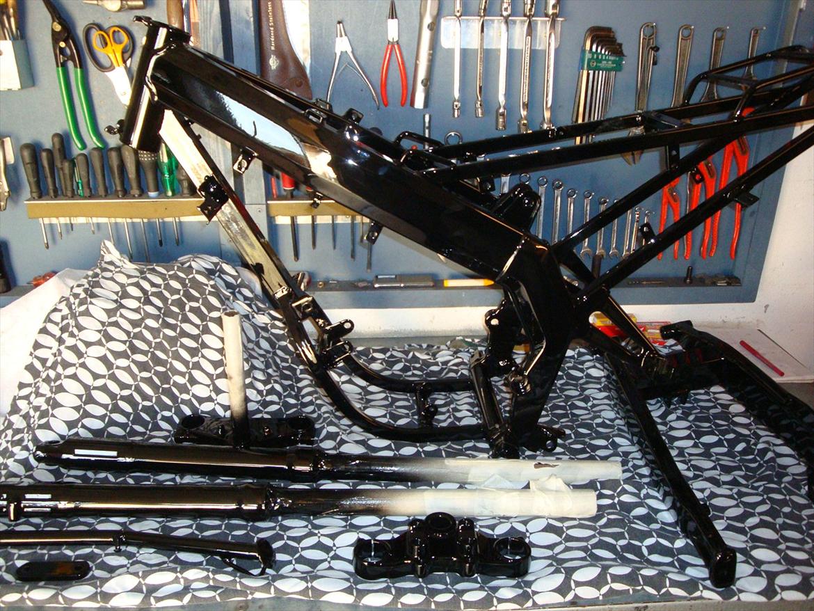 Derbi Senda renovering - Så kom delene fra maler :)  billede 32