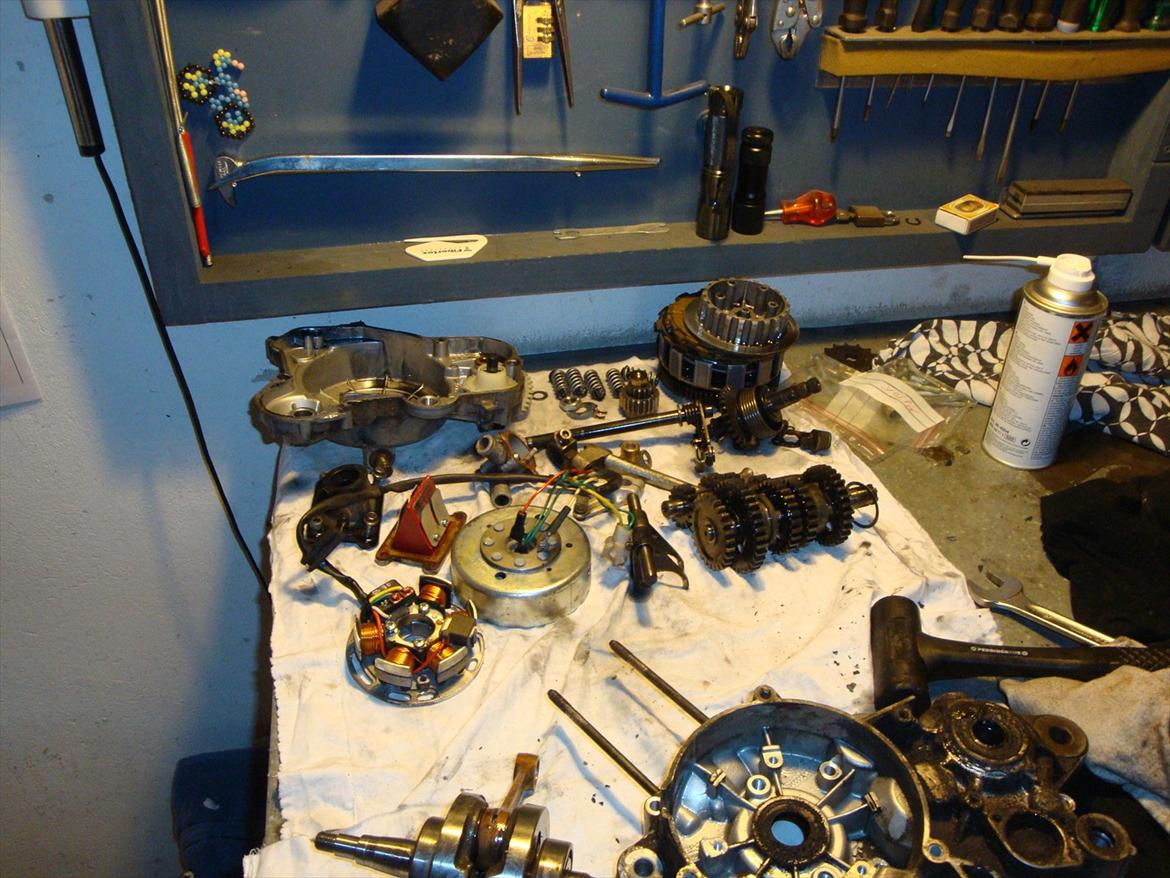 Derbi Senda renovering billede 47