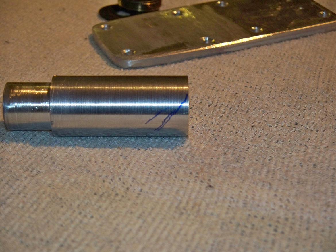 hjemmelavet alu studs - der hvor studsen skal skæres billede 3