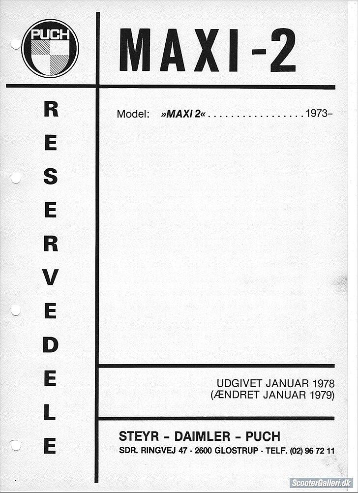 Puch Maxi 2-gear manual billede 1
