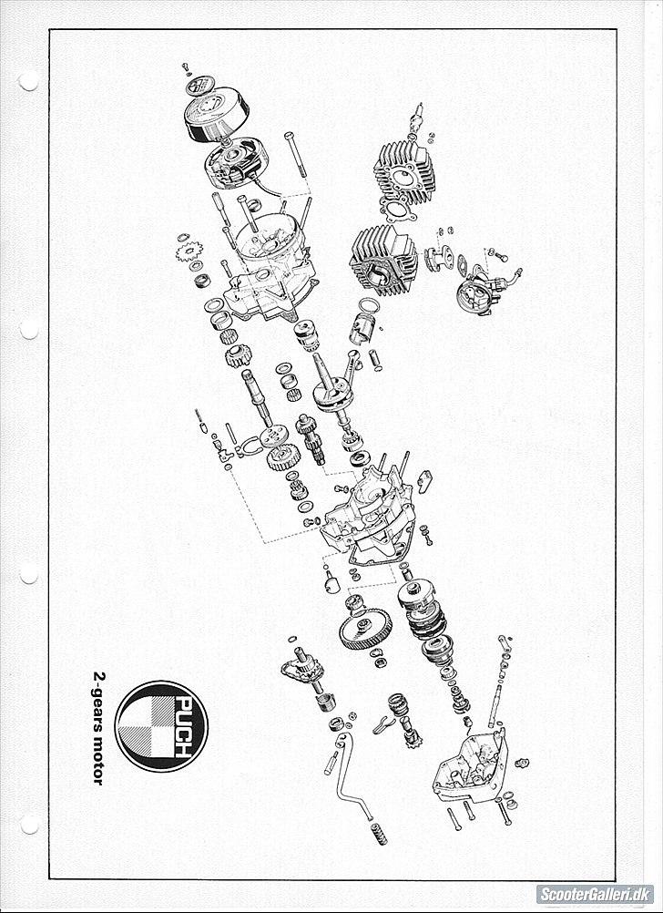 Puch Maxi 2-gear manual billede 3