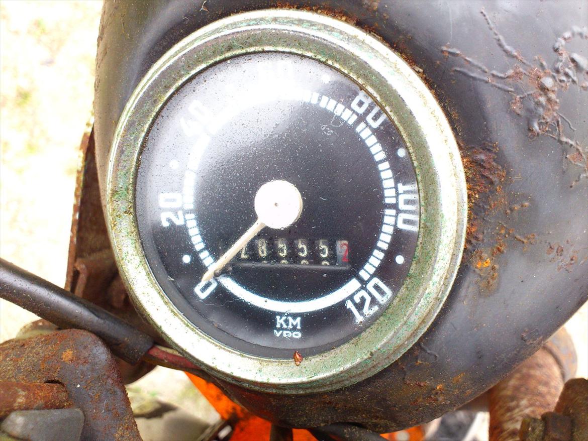 Kreidler Florett RS 1974. - Det er så kreidler nr. 2 der viser 28.xxx km på klokken jeg har købt, inden for kort tid, hehe. billede 9