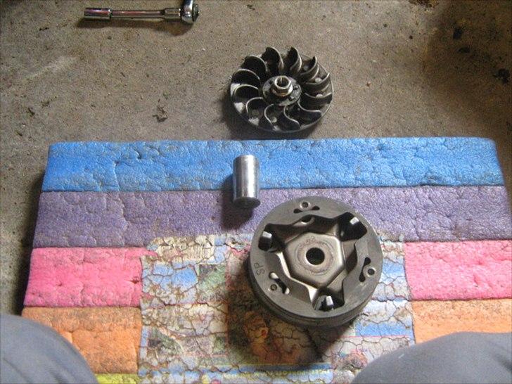 Honda sfx variator - begrænser bagplade, hvis man ønsker at køre lovligt. billede 5