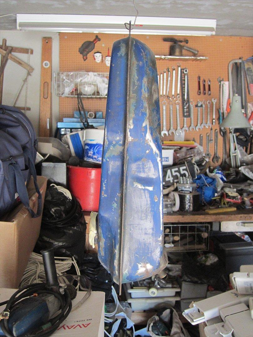 Le' Honda Amigo projekt - Stel og Tank slebet ned ;P billede 18