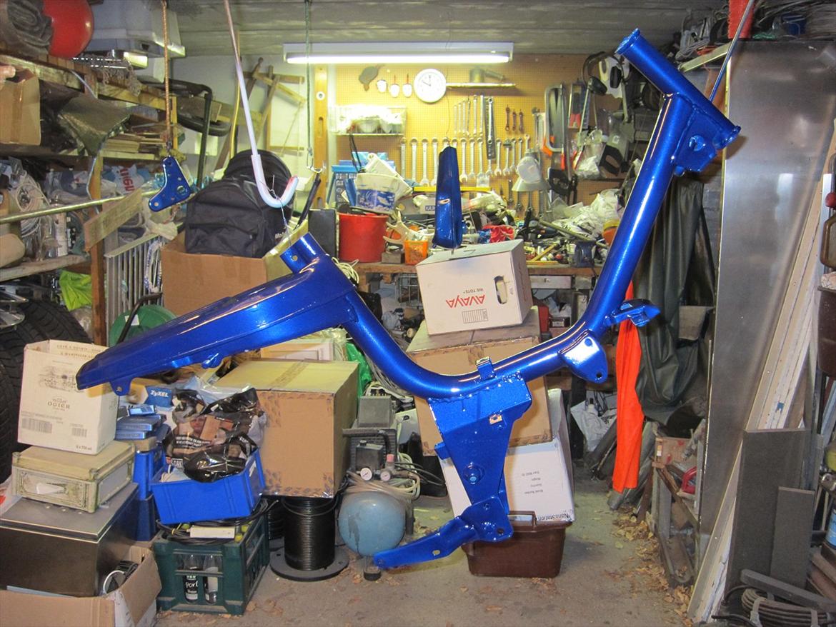 Le' Honda Amigo projekt - Stel efter 3x lak og 2 x klarlak. billede 34