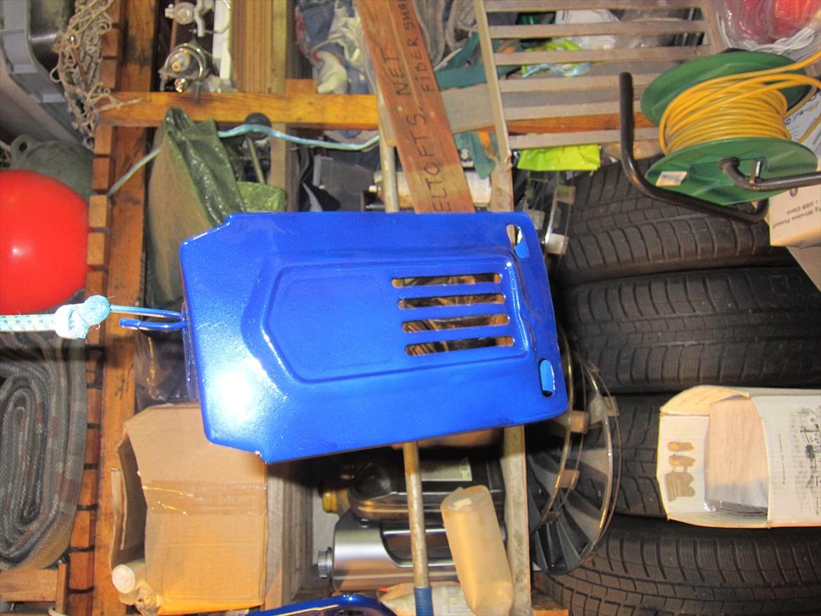 Le' Honda Amigo projekt - Frontplade efter 3x lak og 2 x klarlak billede 42