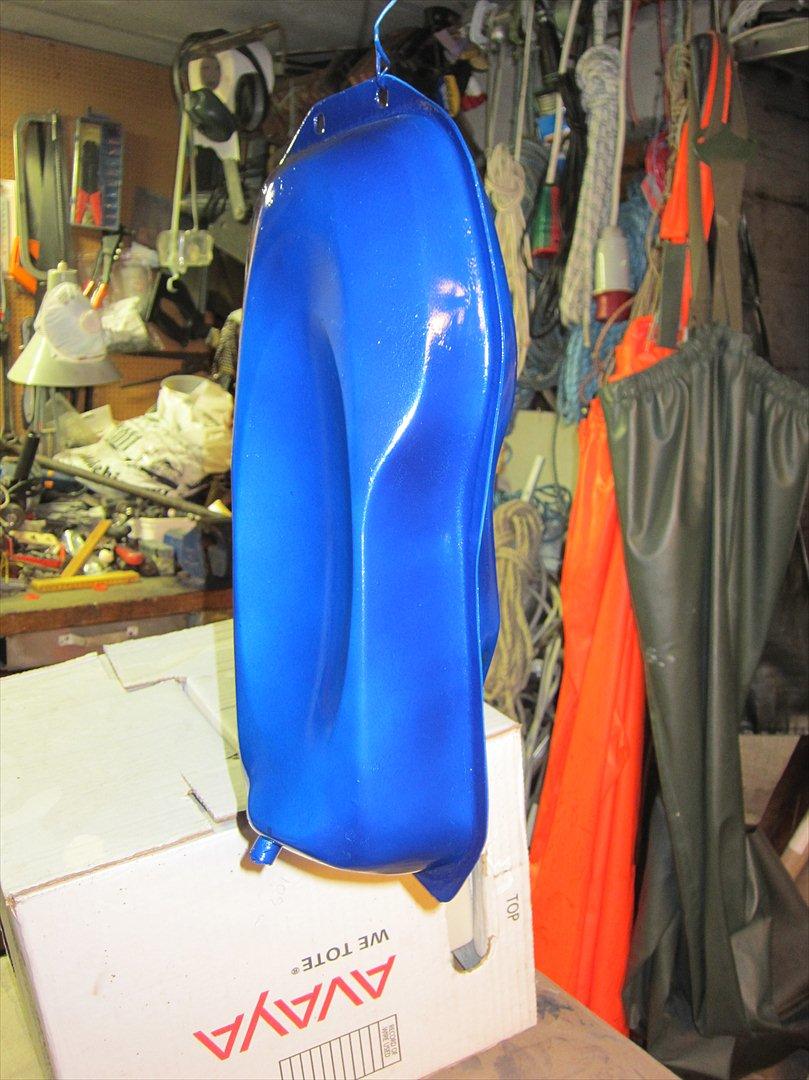 Le' Honda Amigo projekt - Tank efter 3x lak og 2 x klarlak billede 44