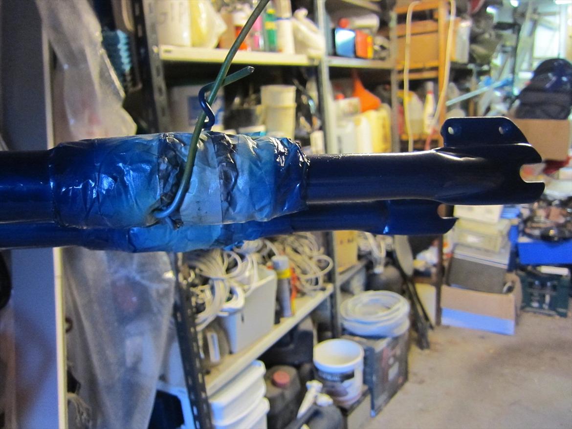 Le' Honda Amigo projekt - Forgaffel efter 3x lak og 2 x klarlak billede 46