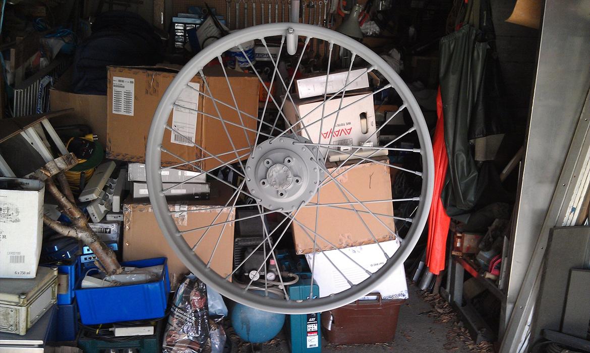 Le' Honda Amigo projekt - Baghjul efter 2x grunder billede 50