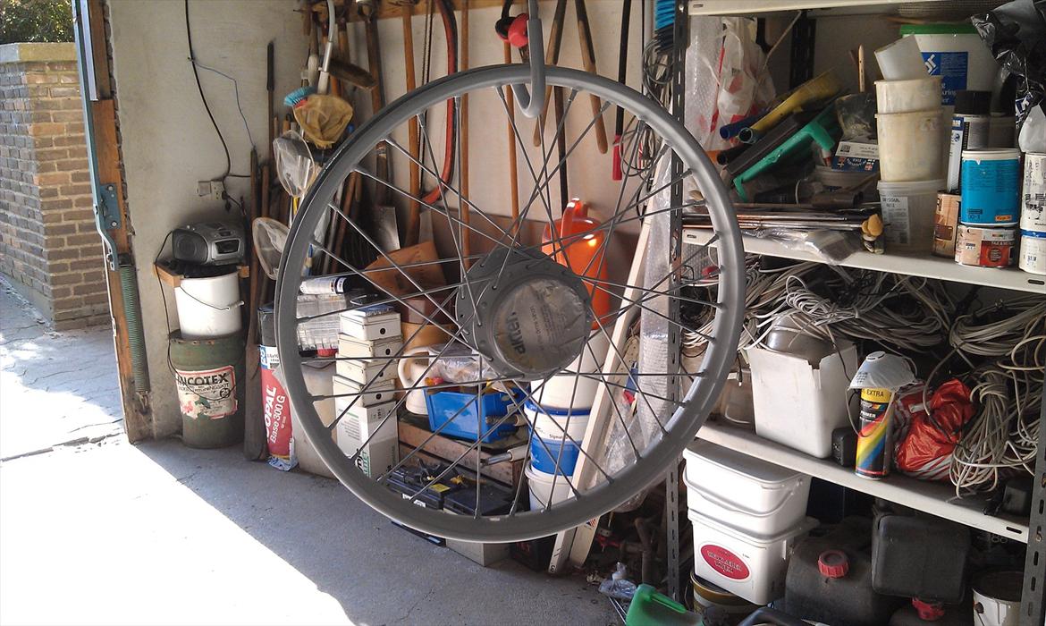 Le' Honda Amigo projekt - Baghjul efter 2x grunder billede 51