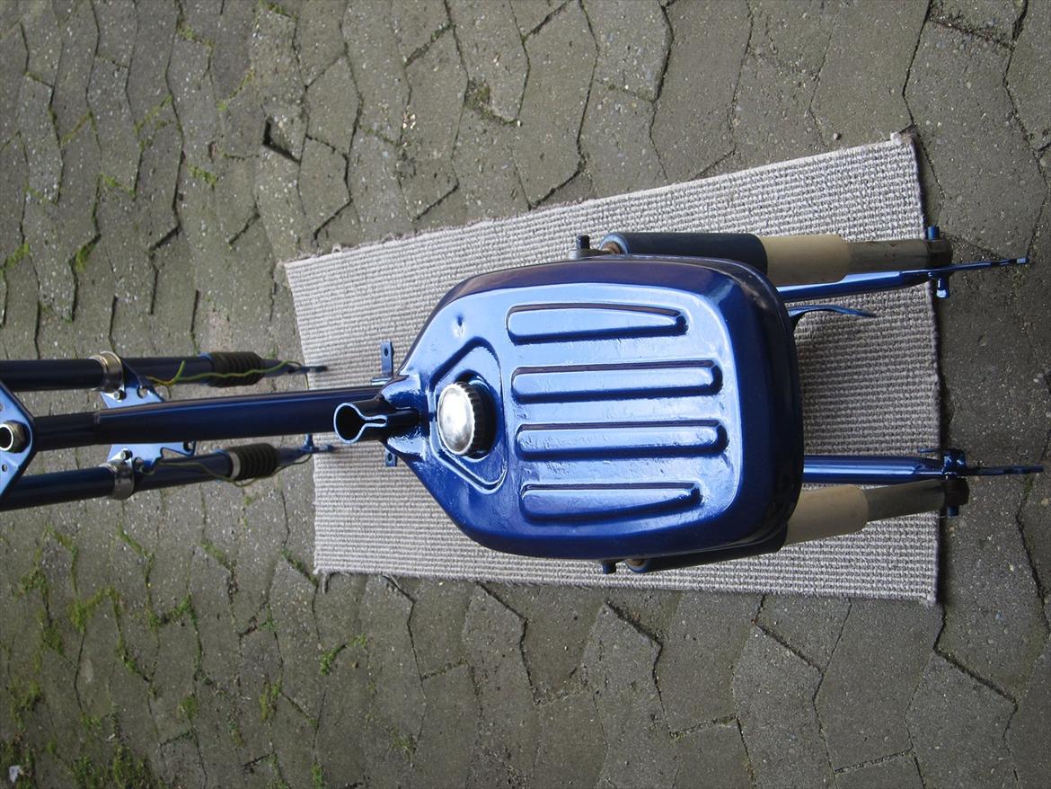 Le' Honda Amigo projekt - Så blev stellet samlet igen. Nu kan man da se, hvor det bærer henad :P
 billede 59