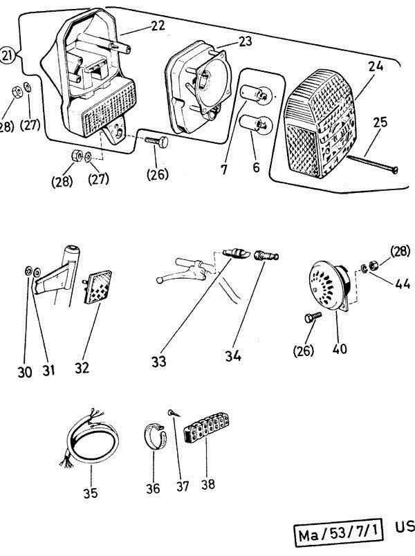 Diverse tegninger af Puch Maxi billede 1