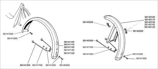 Diverse tegninger af Puch Maxi billede 2