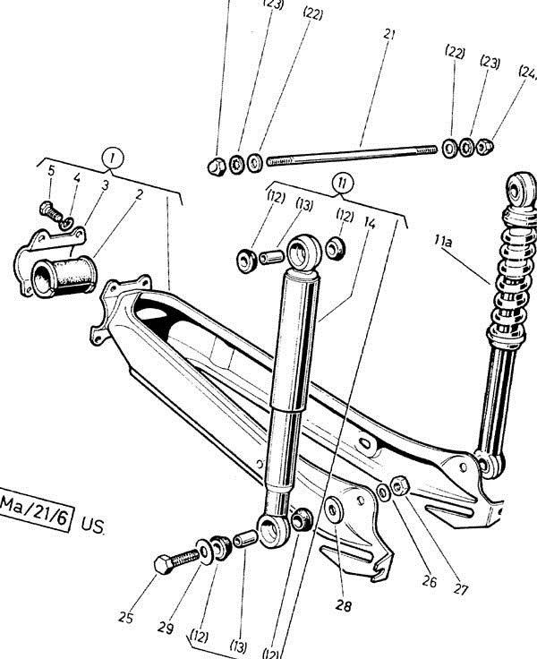 Diverse tegninger af Puch Maxi billede 6