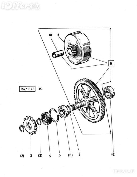 Diverse tegninger af Puch Maxi billede 10