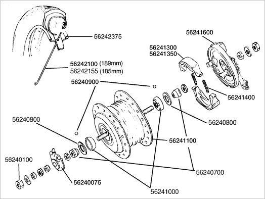 Diverse tegninger af Puch Maxi billede 13