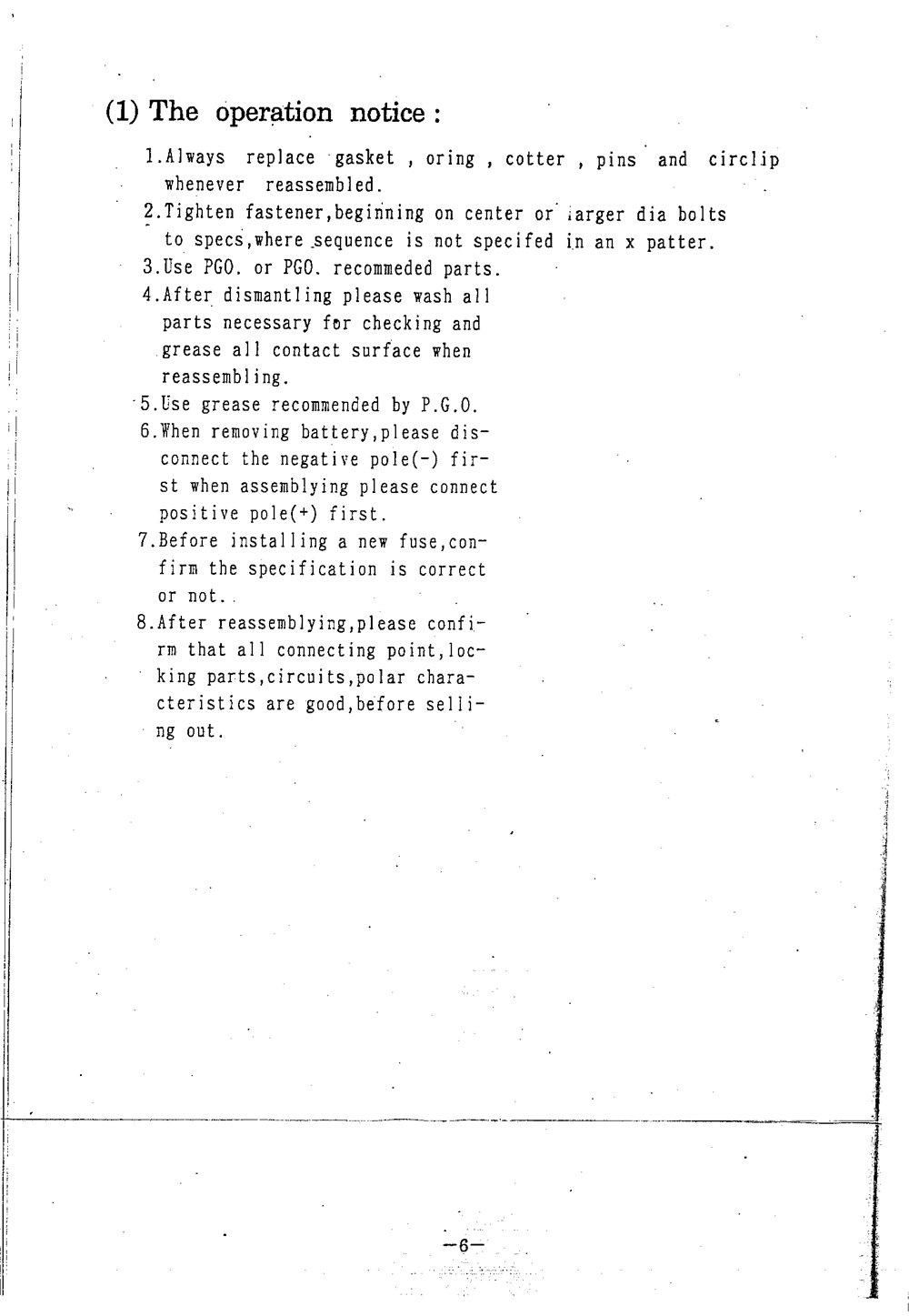 PGO BIG MAX Service Manual billede 7