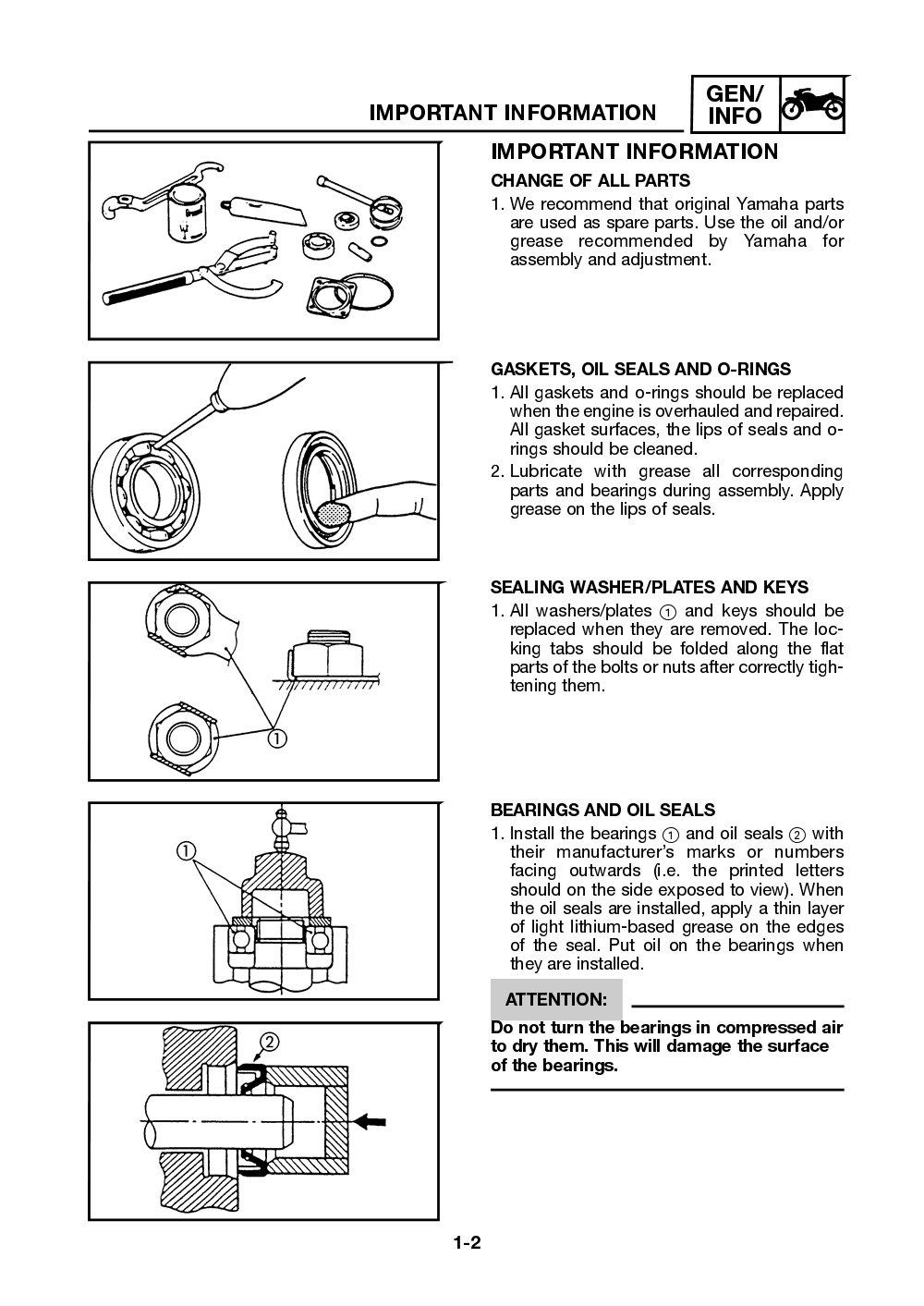 Yamaha Neos (YN50) 2002 Service Manual billede 10