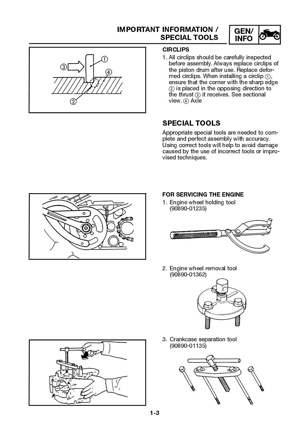 Yamaha Neos (YN50) 2002 Service Manual billede 11