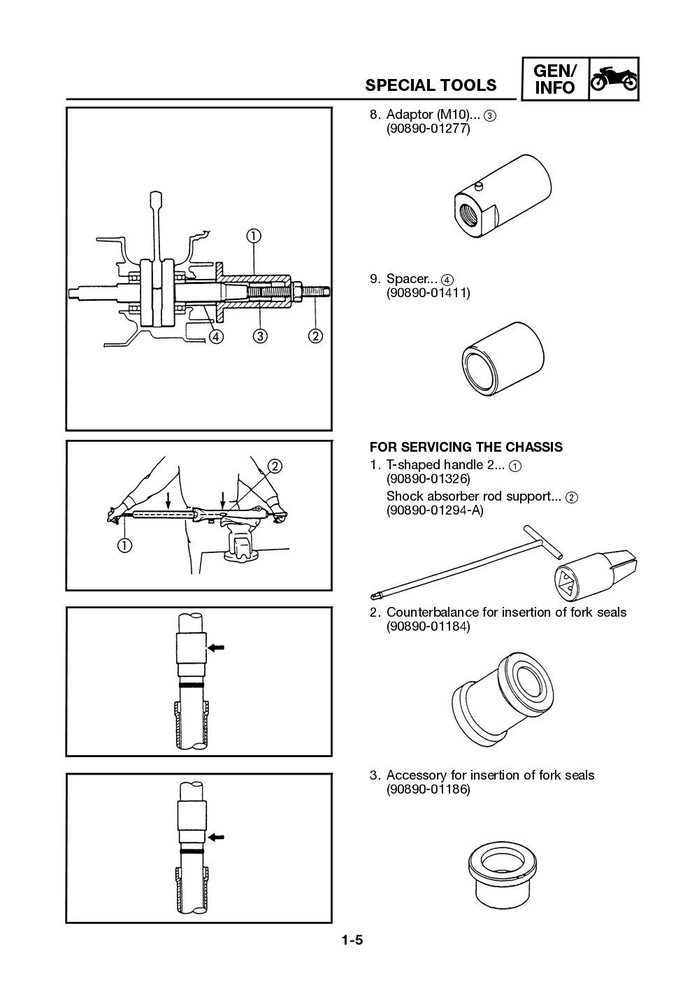 Yamaha Neos (YN50) 2002 Service Manual billede 13
