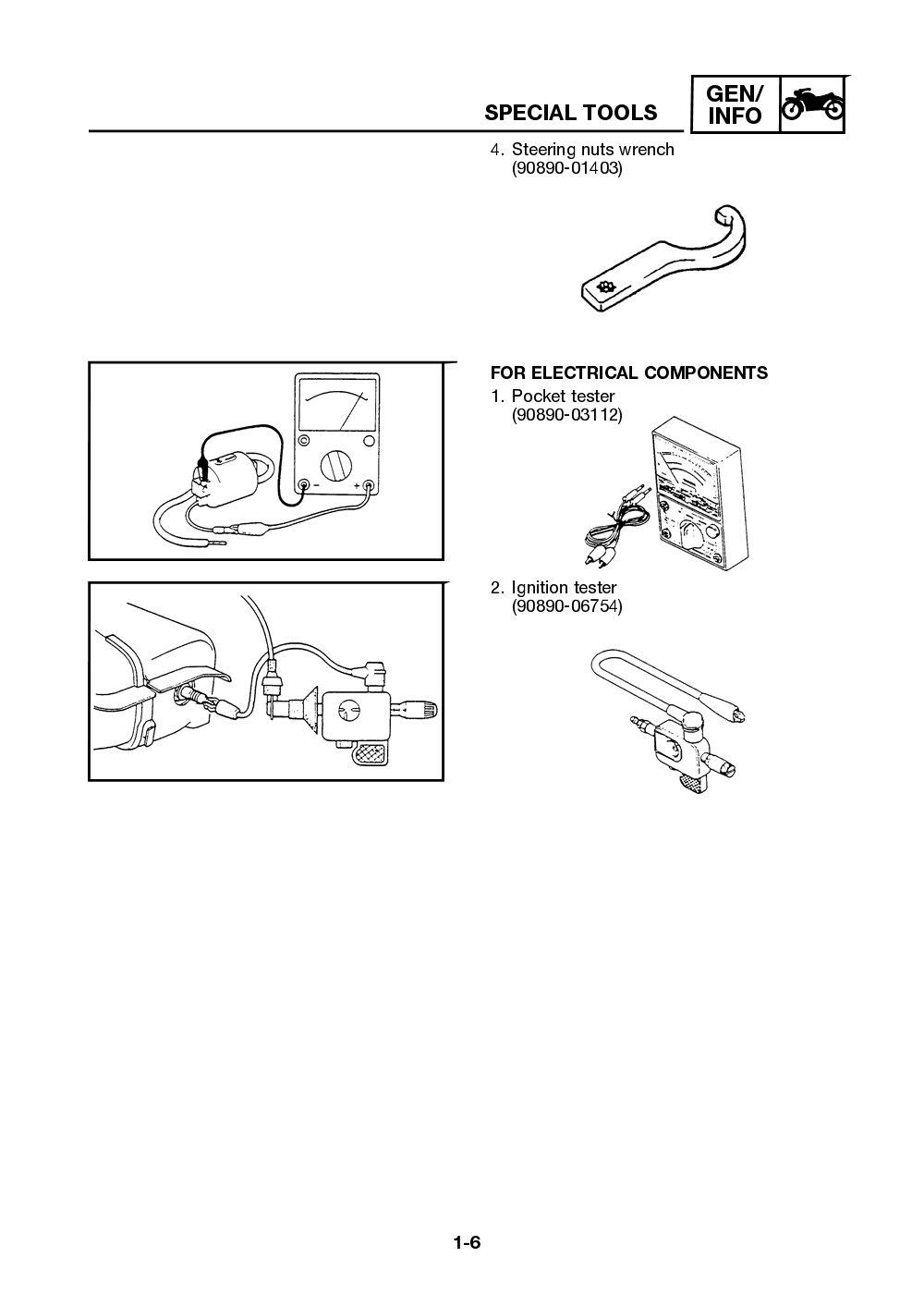 Yamaha Neos (YN50) 2002 Service Manual billede 14