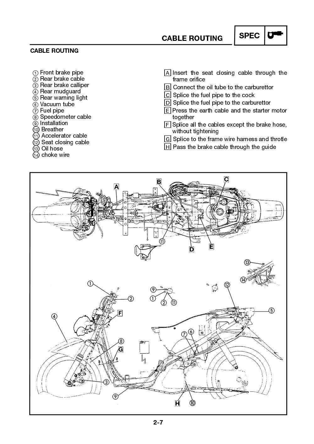 Yamaha Neos (YN50) 2002 Service Manual billede 24