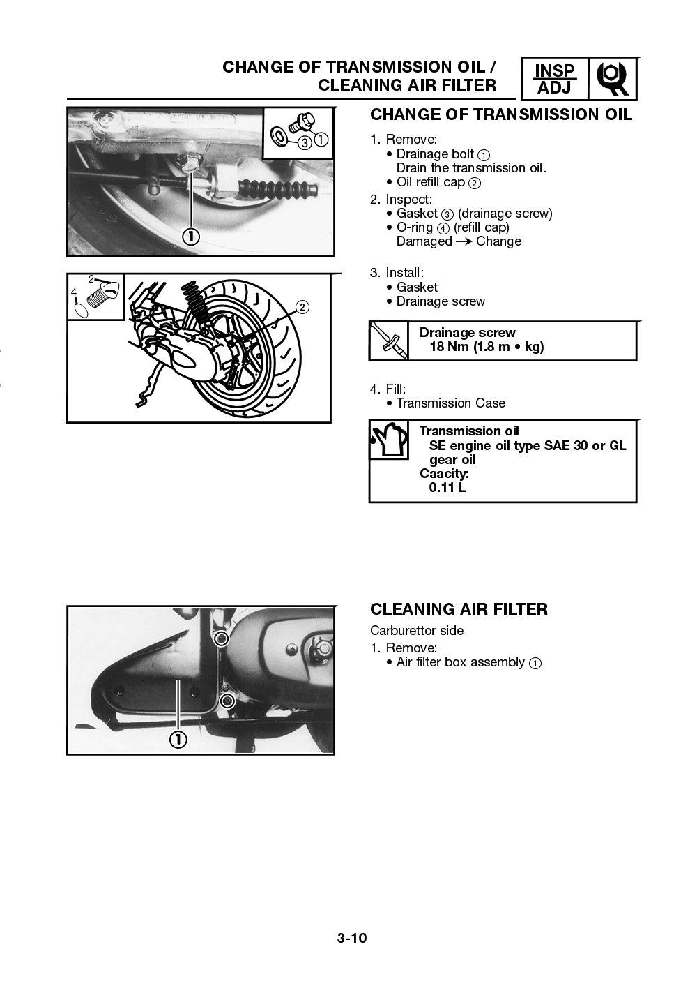 Yamaha Neos (YN50) 2002 Service Manual billede 38