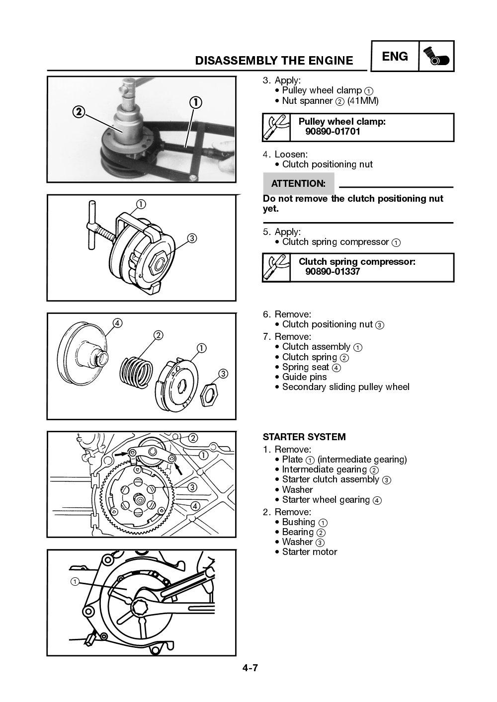 Yamaha Neos (YN50) 2002 Service Manual billede 58
