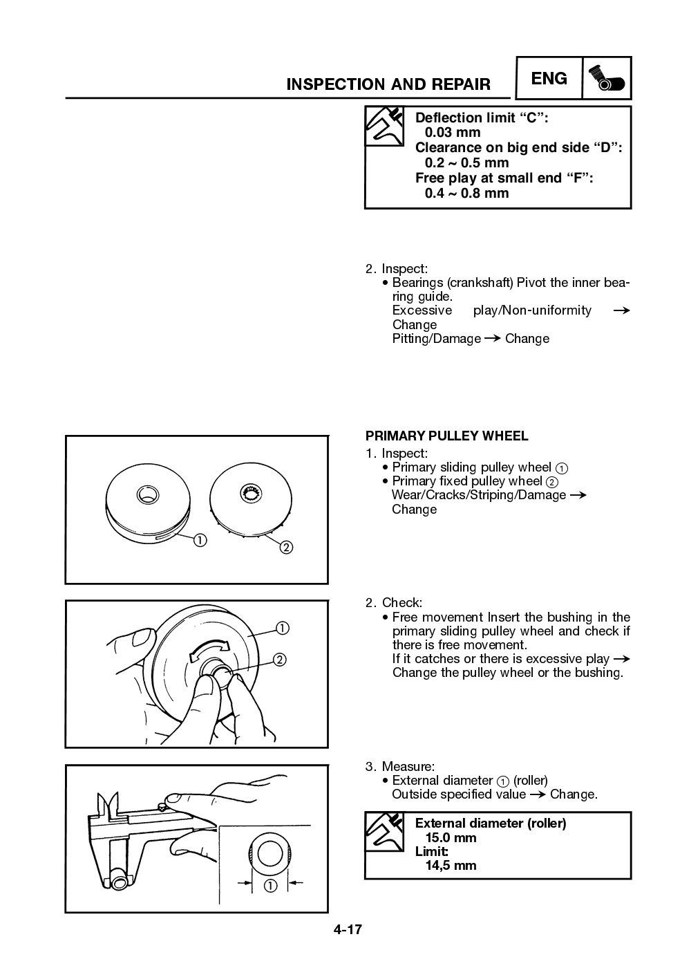 Yamaha Neos (YN50) 2002 Service Manual billede 68