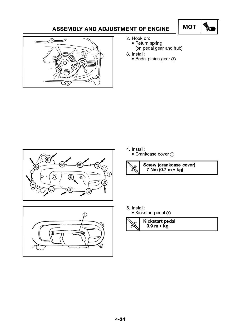 Yamaha Neos (YN50) 2002 Service Manual billede 85