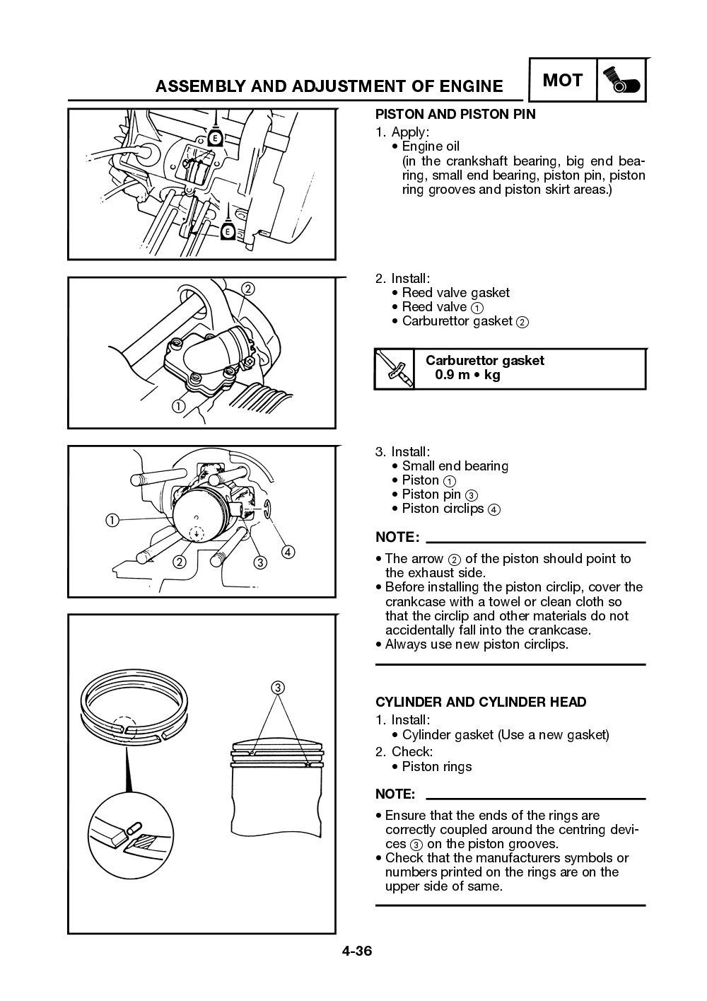 Yamaha Neos (YN50) 2002 Service Manual billede 87