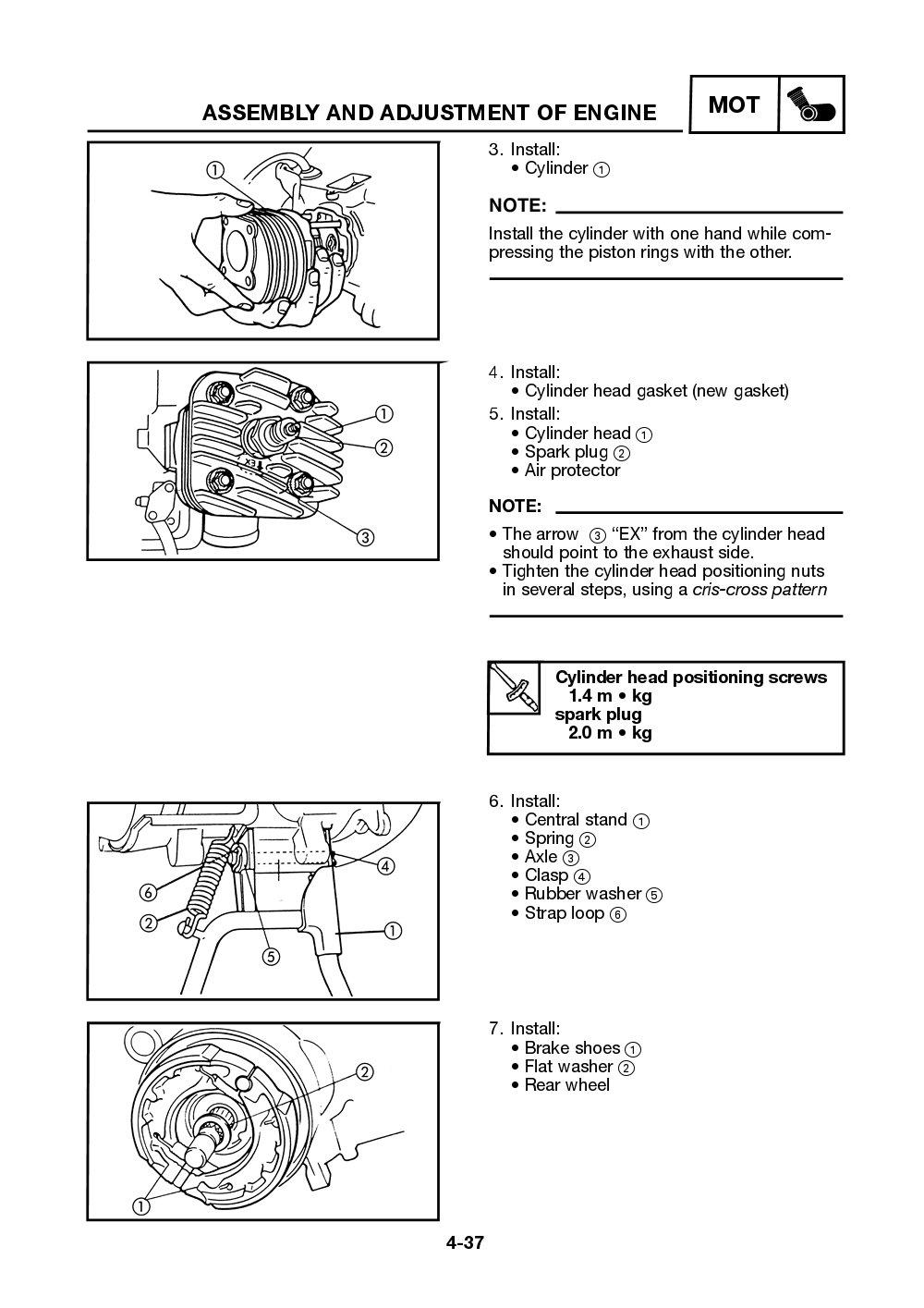 Yamaha Neos (YN50) 2002 Service Manual billede 88