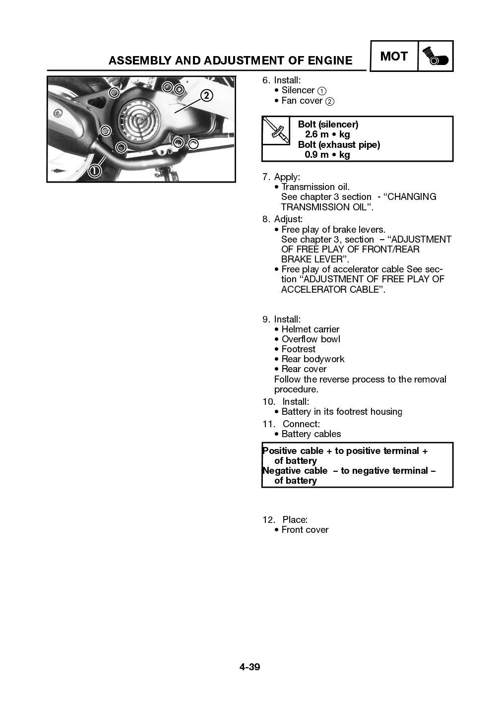 Yamaha Neos (YN50) 2002 Service Manual billede 90