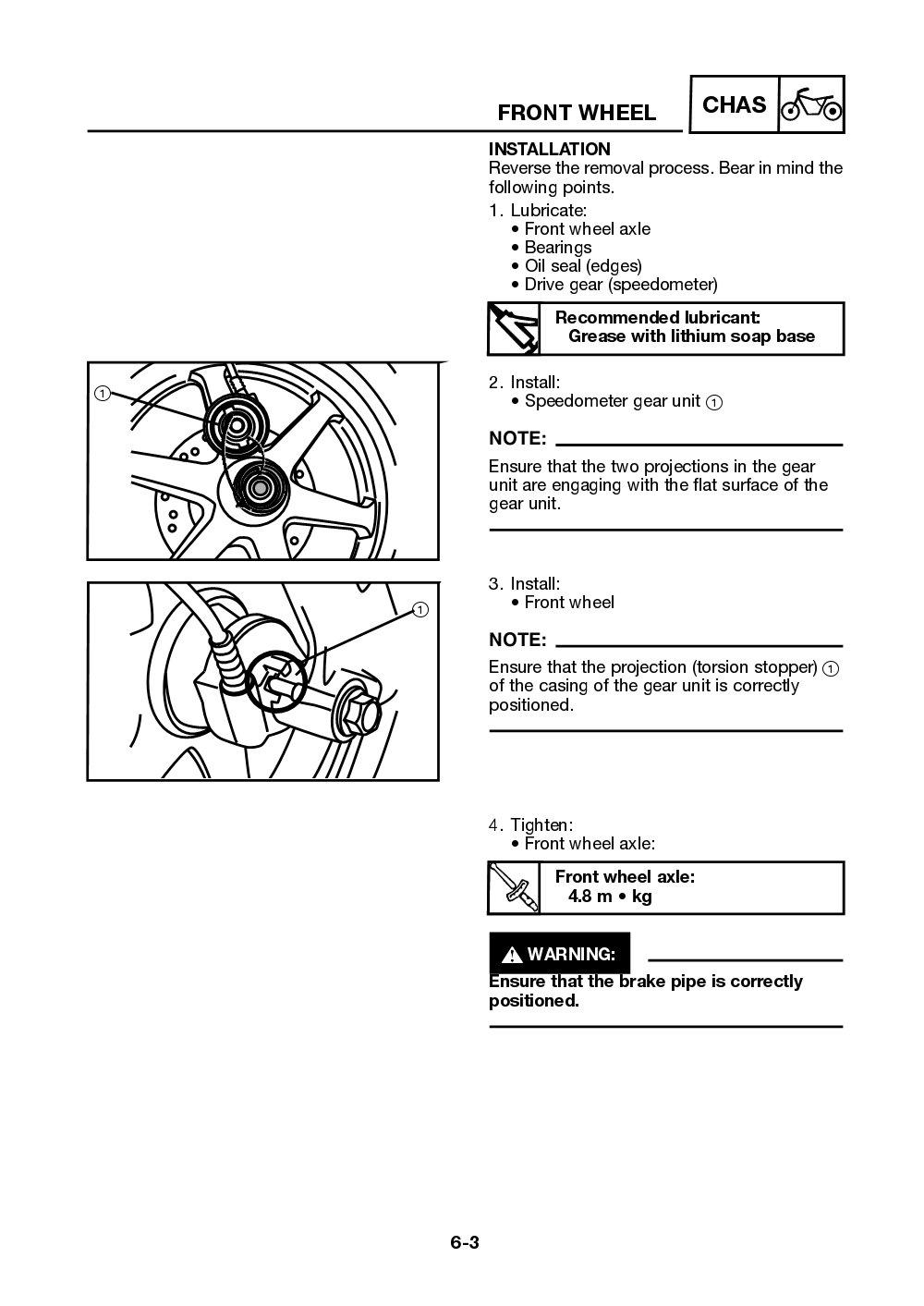 Yamaha Neos (YN50) 2002 Service Manual billede 106