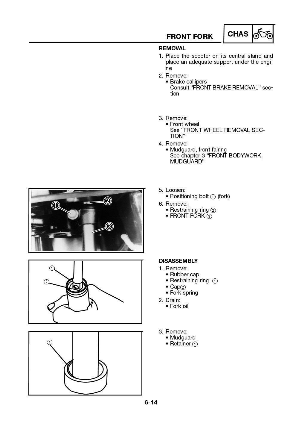 Yamaha Neos (YN50) 2002 Service Manual billede 117