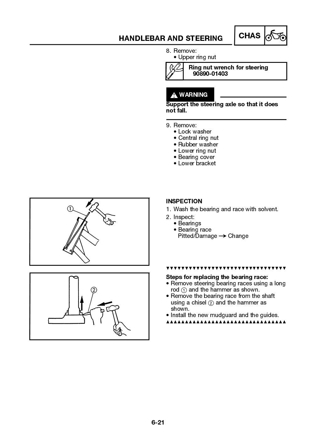 Yamaha Neos (YN50) 2002 Service Manual billede 124