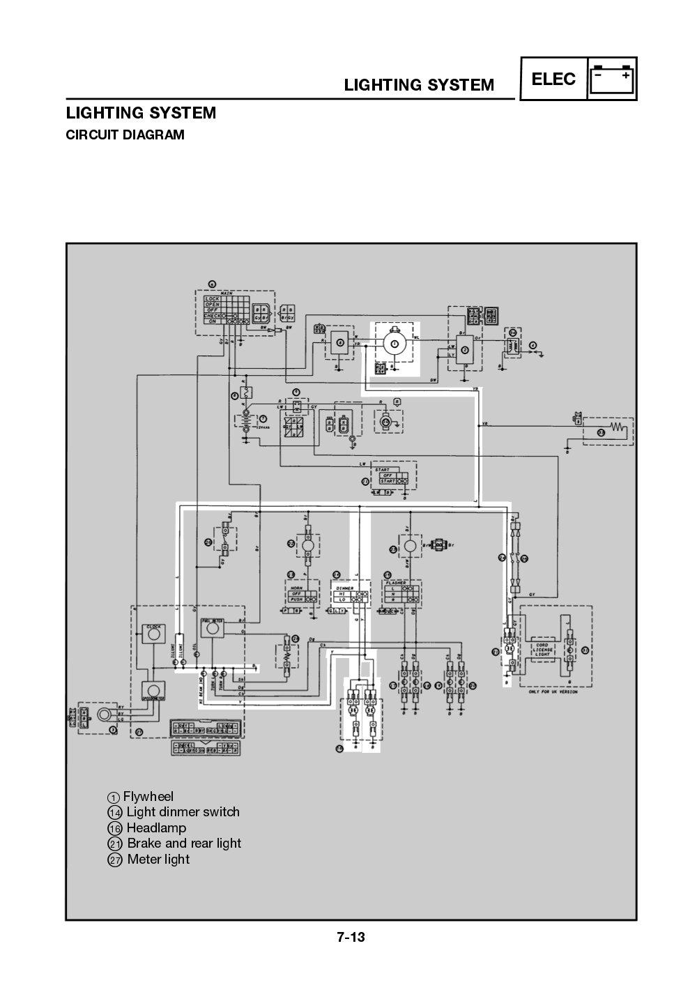 Yamaha Neos (YN50) 2002 Service Manual billede 143